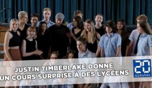 Justin Timberlake donne un cours surprise à des lycéens