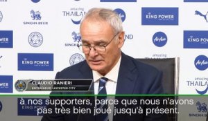 15e j. - Ranieri: Une victoire "spéciale" contre Man City