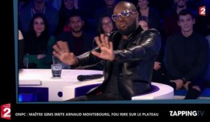 ONPC : Maître Gims imite Arnaud Montebourg pour se venger, fou rire sur le plateau (Vidéo)