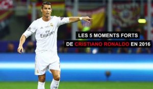 Les 5 moments forts de Cristiano Ronaldo en 2016