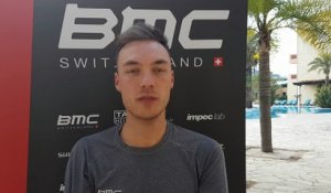 Interview Loic Vliegen coureur équipe BMC en stage à Denia