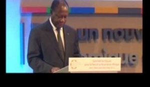 France-Afrique:Ouverture du Sommet sur la sécurité et la Paix en Afrique en présence du PR Ouattara