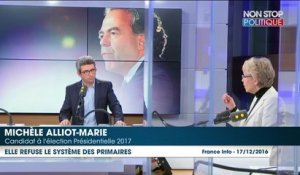 Michèle Alliot-Marie "les primaires sont contraires à l'esprit des institutions"