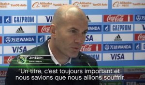 CdM Clubs - Zidane : "Ce trophée était très important pour nous"