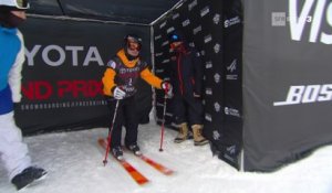 SKI Freestyle - Halfpipe - Copper Mountain - Ben Valentin prend la 2ème place