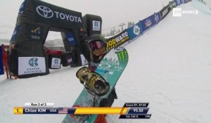 Snowboard - Halfpipe - Copper Mountain - Victoire de Chloe Kim et Pat Burgener