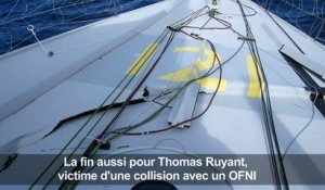 Vendée Globe: Démâtage pour Le Diraison, Ruyant accidenté