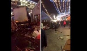 Un homme fonce dans la foule avec son camion sur le marché de Noël à Berlin