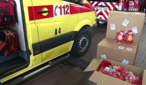 Des nounours pour apaiser les enfants transportés en ambulance
