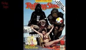 Photos de tournages de Carry Fisher en Bikini - Star Wars - Retour du Jedi