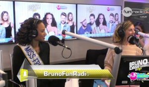 Alicia Aylies, Miss France 2017 chez #BrunoFunRadio - Bruno dans la Radio
