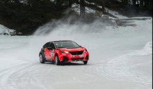 Entraînement du team Pussier sur la glace de Flaine