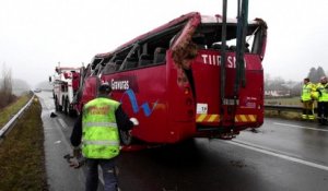 Quatre Portugais tués dans un accident de car en Saône-et-Loire