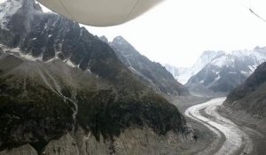 Le ballon qui va emmener le public au-dessus du Mont...