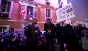 (video) Ambiance survoltee pour Arnaud Bovolenta...