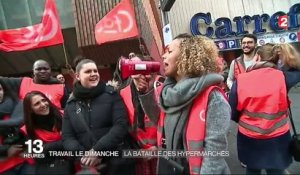 Travail dominical : les employés de Carrefour manifestent leur mécontentement
