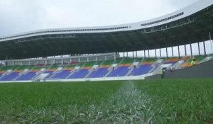 Gabon, Inauguration du stade d'Oyem