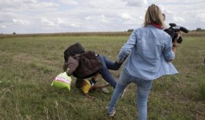 Hongrie : la journaliste qui avait frappé des migrants condamnée