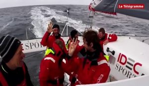 Trophée Jules-Verne. 4 jours et 6 heures d'avance au cap Horn !