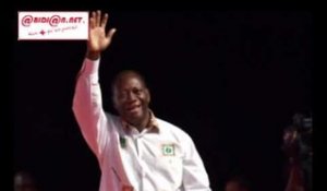 Audio/Discours du candidat du RHDP  Alassane Ouattara