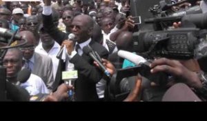 Marche de la CNC/ Intervention de Mamadou koulibaly