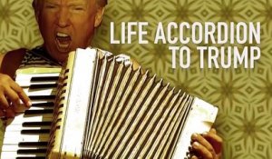Donald Trump craque et joue de l'accordéon pendant une conférence de presse