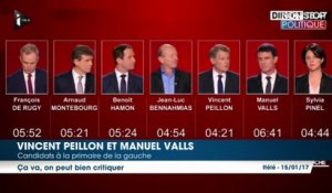 Primaire à gauche - Le Débat : Échanges tendus entre Vincent Peillon et Manuel Valls sur l’accueil des réfugiés (Vidéo)