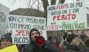 Séisme en Italie: manifestation pour la reconstruction