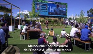 Tennis: Lancement de l'Open d'Australie à Melbourne