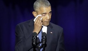 Quand Barack Obama pleure en public