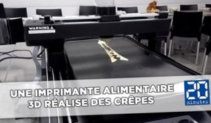 Rennes: Une imprimante 3D alimentaire réalise des crèpes très design