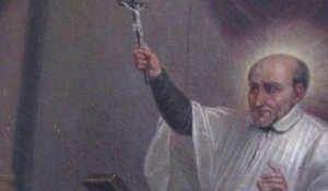 Saint-Justois : découverte d'un mystérieux tableau représentant saint Vincent de Paul