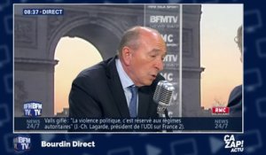 Gérard Collomb réagit à la gifle de Manuel Valls : "Je me suis fait entarter, je ne suis pas allé porter plainte !"