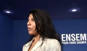 Nassimah Dindar à la conférence de presse UMP