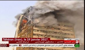 Iran : un immeuble s'effondre à Téhéran lors d'une intervention des pompiers