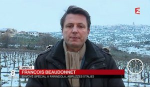 Italie : "bilan très lourd" après l'avalanche avec "30 morts, dont quatre enfants"