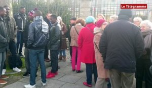 Lorient. Une trentaine de personnes en soutien aux migrants