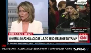 Women's March : Madonna insulte Donald Trump et se faire censurer par CNN (vidéo)