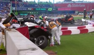Race of Champions : spectaculaire crash entre Massa et Wehrlein