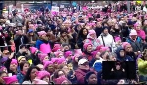 Ambiance de folie d'Alicia Keys à la Women March