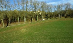 Lot-et-Garonne : Le Fréchou vu du ciel