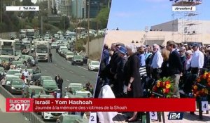 Minute de silence en Israël en commémoration des victimes de la Shoah
