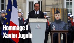 Hommage national à Xavier Jugelé: "Votre chagrin est le chagrin de de la République"