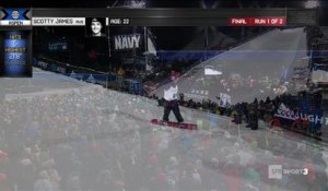 X-Games - Snowboard Halfpipe - Première médaille d'or pour Scotty James