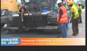 Infrastructure Routière /l'état des travaux de l'autoroute Abj-Yamkro à un mois de l'ouverture