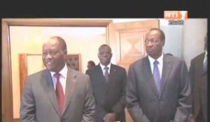 20ème anniversaire de l'OHADA: le Président Ouattara  est arrivé à Ouagadougou