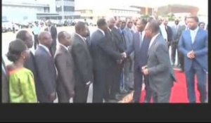 Visite d'amitié: Le Président de la république Alassane Ouattara est arrivé à Lomé au Togo