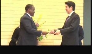 Le Président de l'assemblée nationale Guillaume Soro a été reçu par le premier ministre japonnais