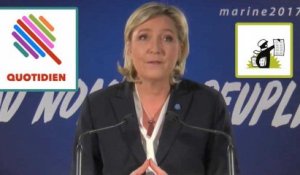 Mediapart et "Quotidien" privés du lancement de campagne de Marine Le Pen