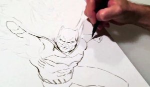 Découvrez le teaser de la création de l'affiche L'Art de DC - L'Aube des Super-Héros"
